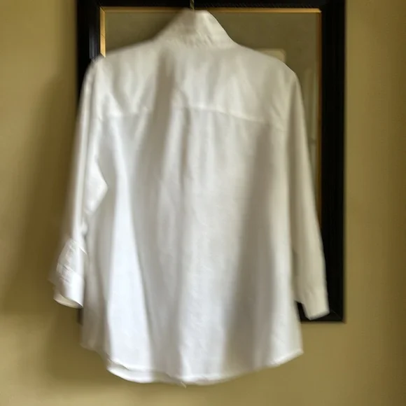 Chicos No Iron Linen Shirt - Picture 4 of 6